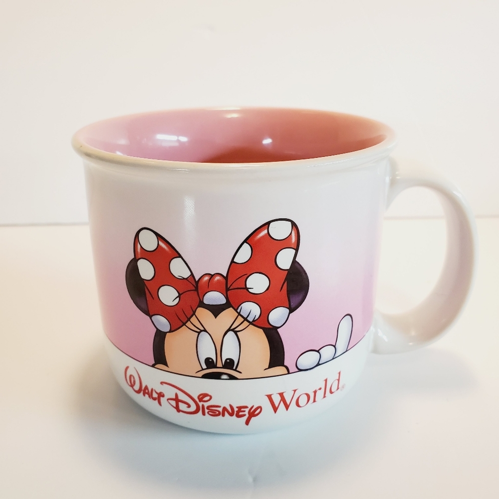 Walt Disney World Minnie Mouse Pink Mug